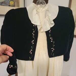 Black Velvet Childs Cardigan/Jacket Size 5